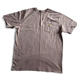 Carhartt K87 Heavyweight Pocket T-Shirt XL Tall - Dusty Rose / Mauve